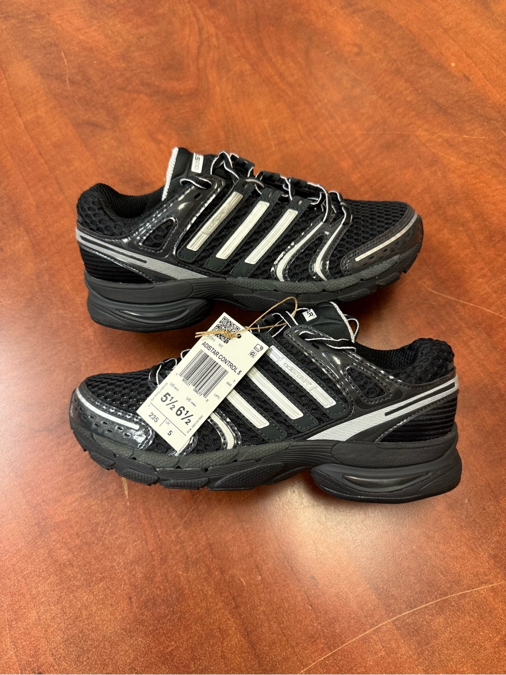 Adistar Control 5 Adidas 'Core Black' KI6150 Men's Size 5.5 // Wmns 6.5 new